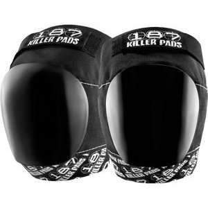  187 PRO KNEE PADS M BLK/WHT TEXT