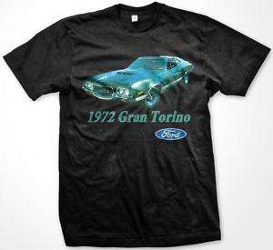 1972 Gran Torino Mens T Shirt Ford Classic Cars Tee  