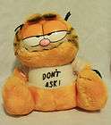 DAKIN Garfield the Cat Plush  Dont Ask  1981 Stuffed
