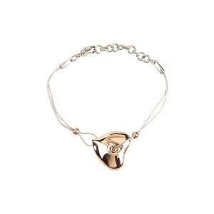  Breil Milano Feeling Rose Heart Tubular Chain Bracelet 