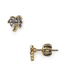 Juicy Couture Crystal Palm Tree Stud Earrings   All Jewelry   Jewelry 