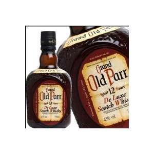  Grand Old Parr 12Yr Blended Scotch Whisky 750ml Grocery 