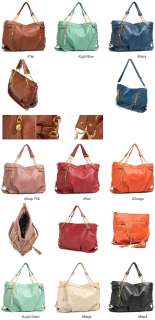 New Leather Handbag Tote Shoulder Bag Womens Ladies  