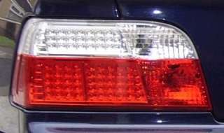   E36 4DR SEDAN EURO RED/SMOKED LED TAILLIGHTS+CORNER LAMPS+SIDE MARKERS