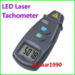 Handheld Digital LED Laser Tachometer Engine RPM Gauge  