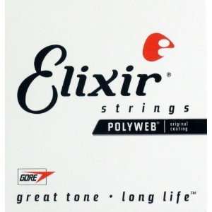  Elixir Strings Steel Guitar String, .015 Musical 