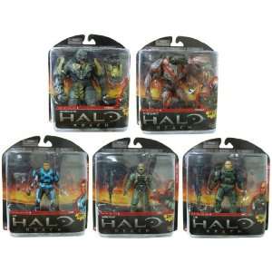  Halo Reach Series 6 Action Figure Set Of 5: Toys & Games