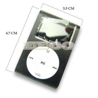 USB Flash Disk 4GB Mini Clip Gift  Player with LCD Screen Black 