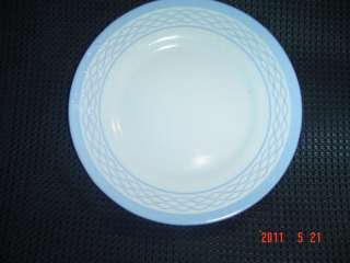 Martha Stewart Everyday Blue Wavy Dinner Plates  