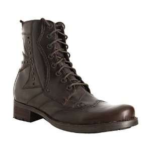 Mark Nason Lounge dark brown leather Knowlton lace up boots