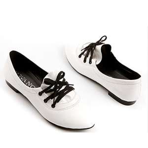 2012 Korea Flat College Style Womens Shoes Fashion Casual Pointy Toe 