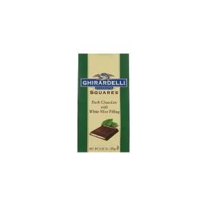 Ghirardelli Dark Chocolate Mint Filled Squares Bag Usa Kosher  
