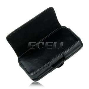     BLACK LEATHER CASE BELT HOLSTER FOR HTC INCREDIBLE S Electronics