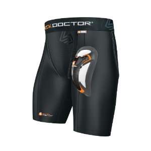Shock Doctor Mens 225 Ultra Compression Short with Carbon Flex Cup 