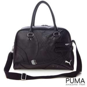 PUMA Heritage 2 Ways Laptop Messenger Shoulder Bag Blk  