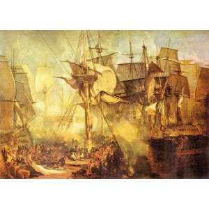  Battle of Trafalgar by Joseph Mallord Turner canvas art 