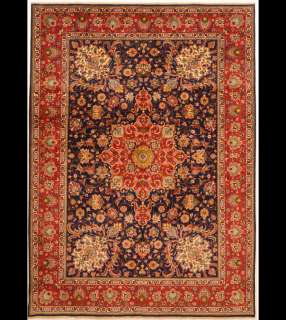 Large Area Rugs Hand Knotted Persian Wool Tabriz 8 x 11  