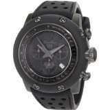Glam Rock GR90105 Race Track Chronograph Black Dial Black Silicone 