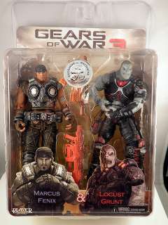   NECA Gears of War 3 Marcus Fenix / Locust Grunt Action Figures toys