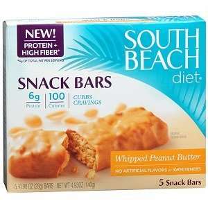  South Beach Diet Snack Bars, Peanut Butter, 5 ea Health 