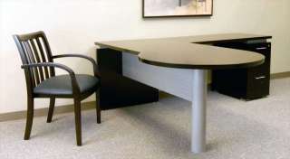 New 5pcs All Wood Executive Office Desk Set, #TF ECL L1  