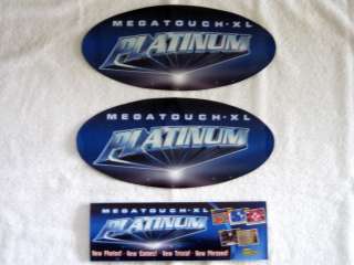 Megatouch Mega Touch XL Platinum Side Decals Header  