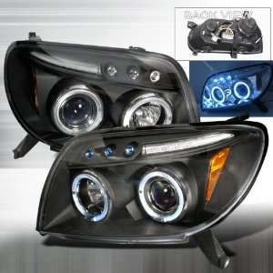    06 Toyota 4Runner Projector Headlights   Black Blue Lens: Automotive