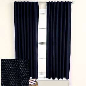   Thermal Back Tab Curtain Linden Street Navy 54L