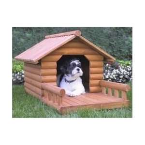  The Log Cabin Dog House   2 Sizes