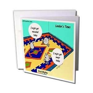 : Londons Times Funny Society Cartoons   Dust Mites   Greeting Cards 