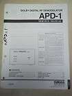 Yamaha Service Manual~APD 1 RF Demodulator~Or​iginal~Repair