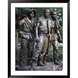 Three Servicemen Statue Vietnam Veterans Memorial Washington, D.C. USA 