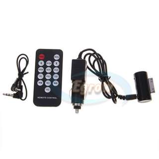   Car Charger+Remote control for iPhone 4S/4/3GS/3G iPOD  MP4  