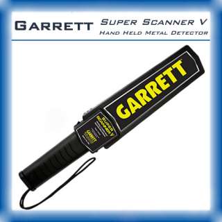Garrett Super Scanner V Hand Held Security Metal Detector  