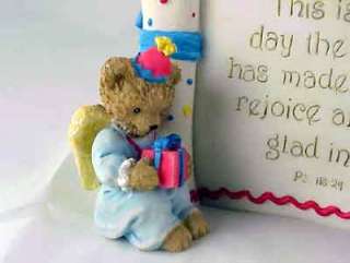 Prayer Bears Happy Birthday Religious Plaque   NIB  