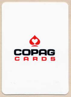 CASINO STYLE WHITE COPAG Plastic Poker Cut Cards BRIDGE  