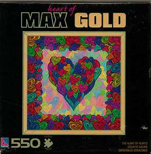 HEART OF HEARTS VALENTINE 550 PC JIGSAW PUZZLE HEART OF MAX GOLD FREE 