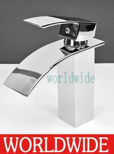 waterfall bathroom mixer faucet tap chrome basin YY con01  