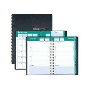   Appointment Book/Monthly Planner, 5 x 8, Black, 20