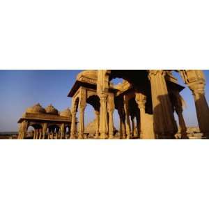  Monuments at a Place of Burial, Jaisalmer, Rajasthan 