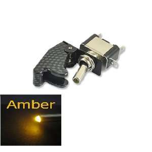    Lot2 Amber LED Light CAR Boat Motor Toggle Switch: Camera & Photo