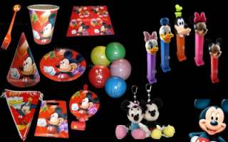 Pez Disney Mickey Minnie Club House BonBon Candy Birthday Party Supply 