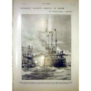  Loubet Dover French Cruiser Guichen London Visit 1903 