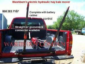 Pickup truck 12 volt hydraulic hay bale spear flatbed g  