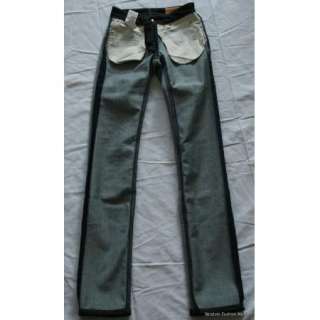 NWT $280 ACNE HEP RAW Womens Skinny / Slim Jeans Sz 24 / 32 Made in 