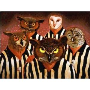  The Officials by John Newcomb. Size 16.00 X 12.00 Art 