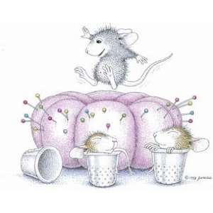  On Pins & Needles (House Mouse)   Cross Stitch Pattern 