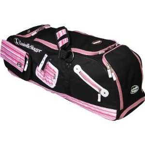  Louisville Slugger Pink Kozmo Wheeled Player Bag   Equipment 