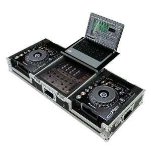 Universal Pro DJ Coffin Case with Sliding Laptop Shelf (fits Pioneer 