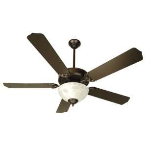  Polished Brass 52 Ceiling Fan w/ Light & BCD52 WB6: Home Improvement